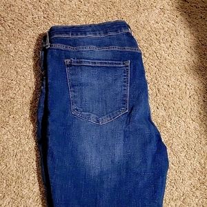 Old navy size 16 high rise Rockstar super skinny, secret smooth pockets jeans